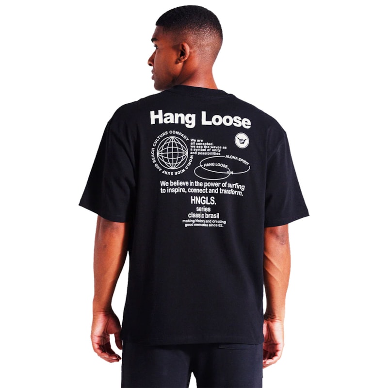 Camiseta Hang Loose New Order Black