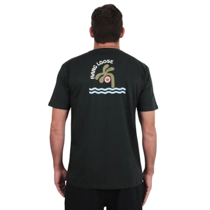 Camiseta Hang Loose Palms Chumbo