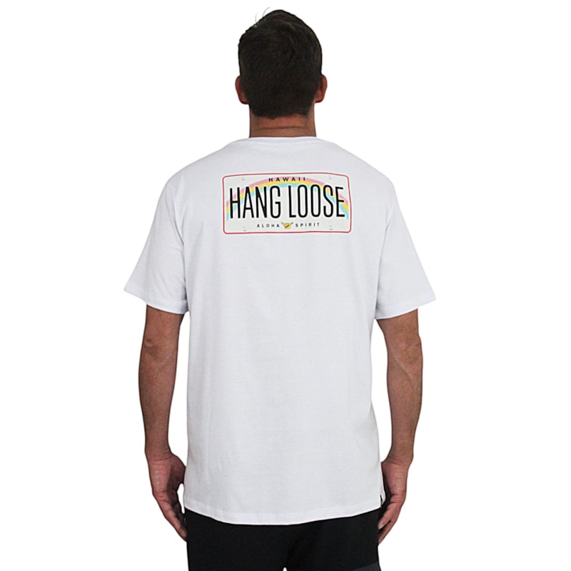 Camiseta Hang Loose Rainbow White