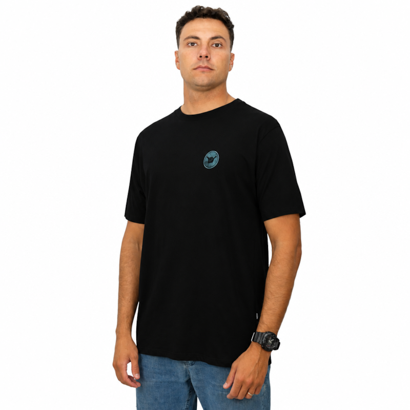 Camiseta Hang Loose Round Preta