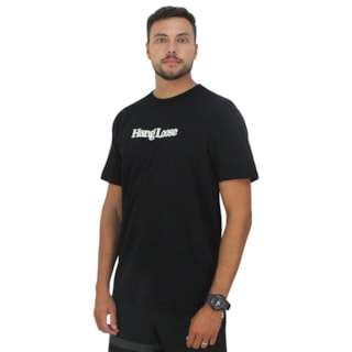 Camiseta Hang Loose Typo Preta