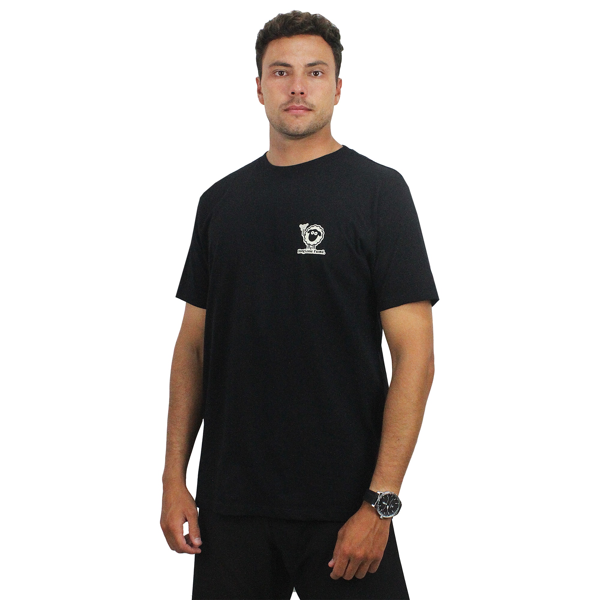 Camiseta Hang Loose X Farms Surflines Black