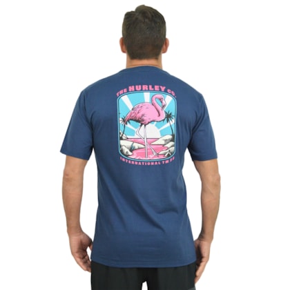 Camiseta Hurley Flamingo Navy