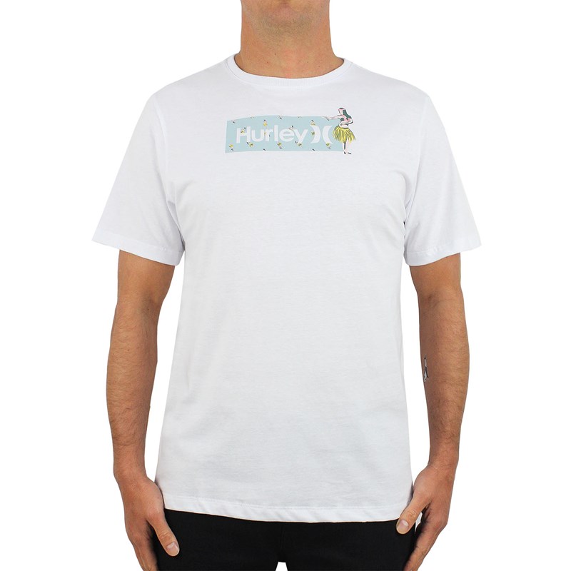 Camiseta Hurley One & Only Box Windansea White