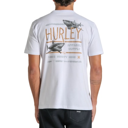 Camiseta Hurley Shark White