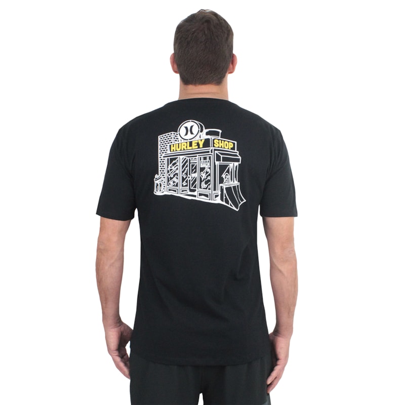 Camiseta Hurley Shop Preta