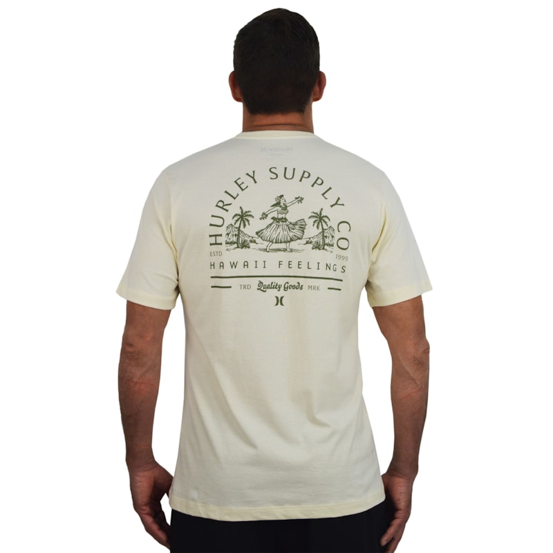 Camiseta Hurley Ula Ula Off White
