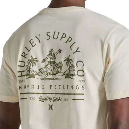 Camiseta Hurley Ula Ula Off White