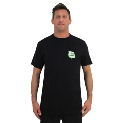 Camiseta Lost Branding Stencil Black