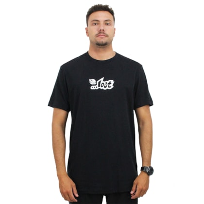 Camiseta Lost Logo Black White