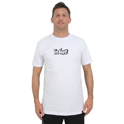Camiseta Lost Logo White Black