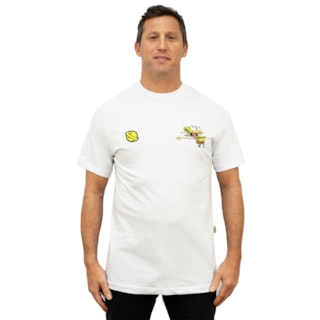 Camiseta Lost x Bob Esponja Krustpants White