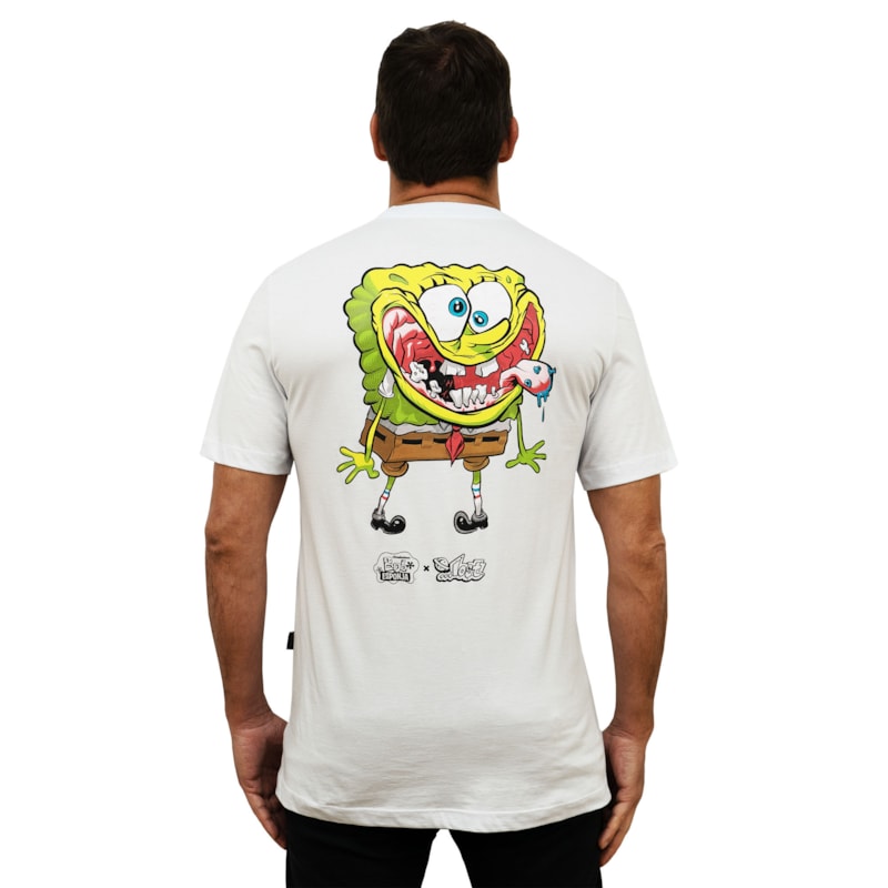Camiseta Lost x Bob Esponja Krustpants White
