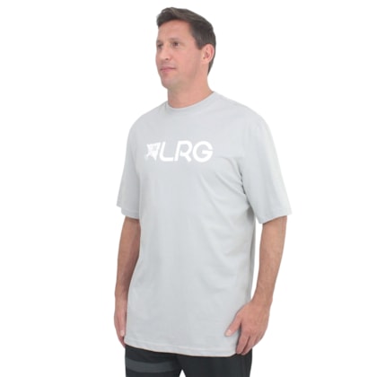 Camiseta LRG Effective Knit Oversized Cinza