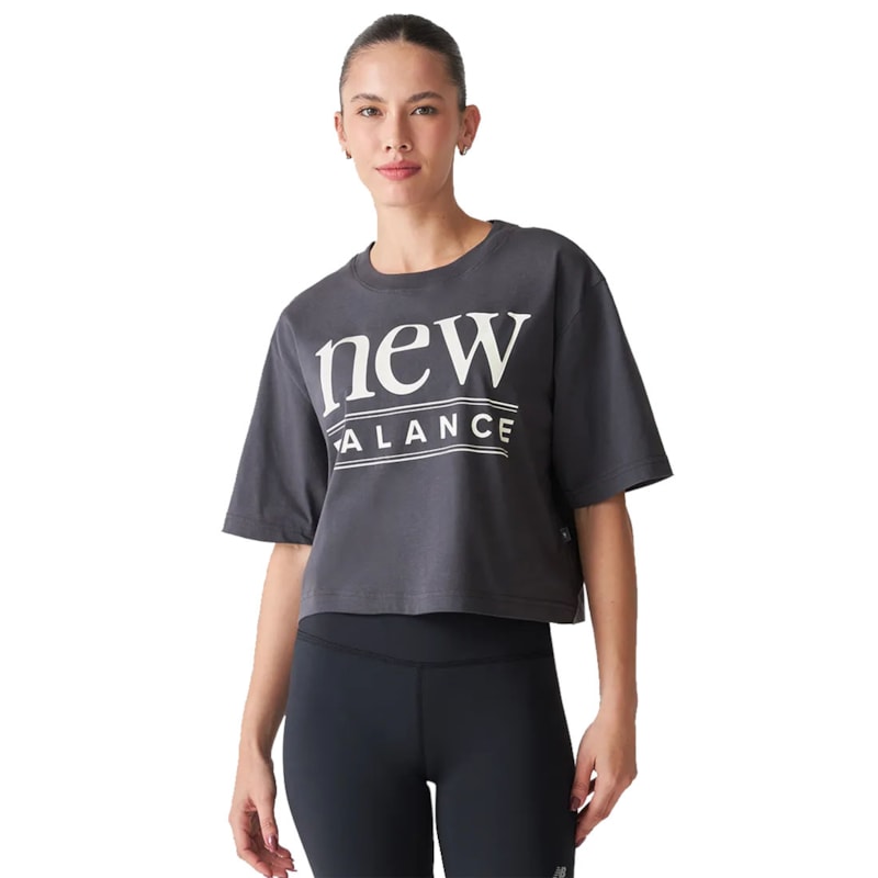 Camiseta New Balance Reimagined Washed Black