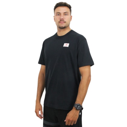 Camiseta New Balance Woven Label Black
