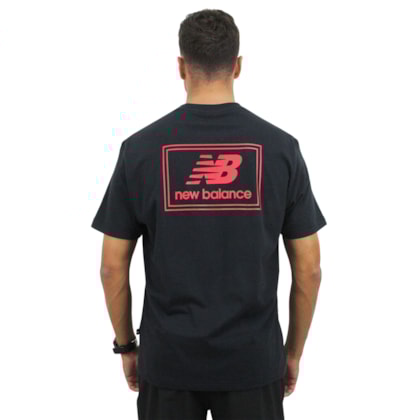 Camiseta New Balance Woven Label Black