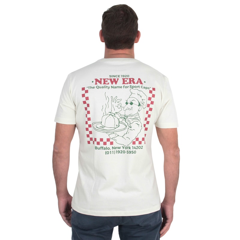 Camiseta New Era All Core Good Food Branded Off White