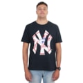 Camiseta New Era MLB New York Yankees World Of Logo Navy