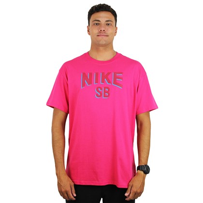 Camiseta Nike SB Mercado Rosa