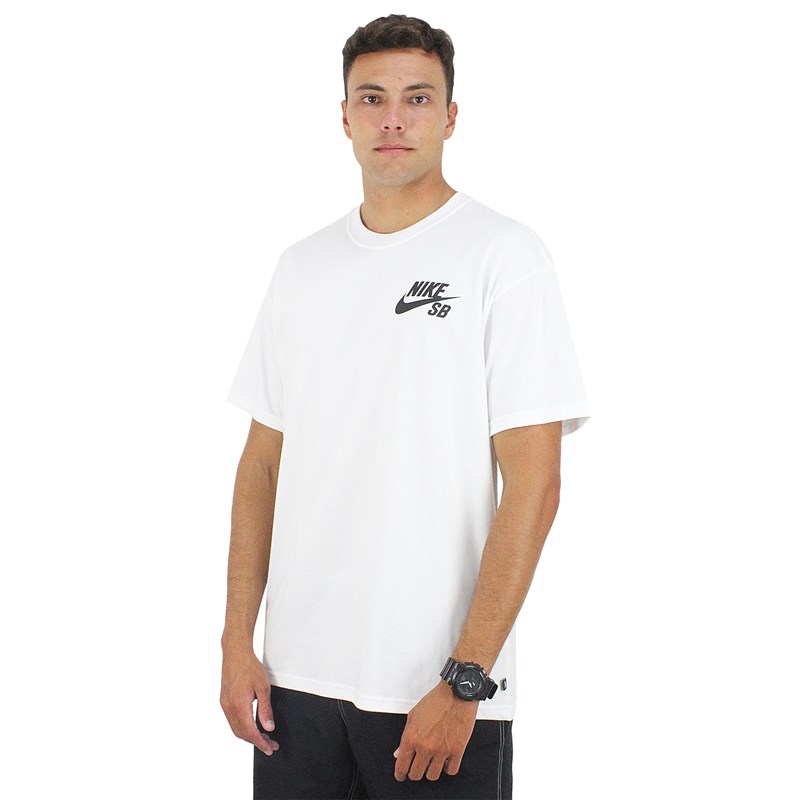 Camiseta Nike SB Mini Logo White