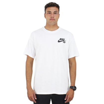 Camiseta Nike SB Mini Logo White