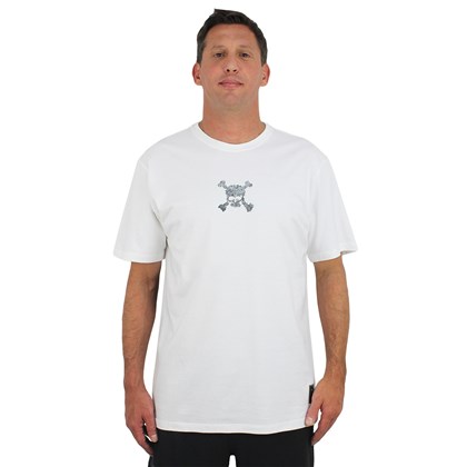 Camiseta Oakley Back to Skull Off White