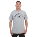 Camiseta Oakley Back To Skull Tee Heather Grey