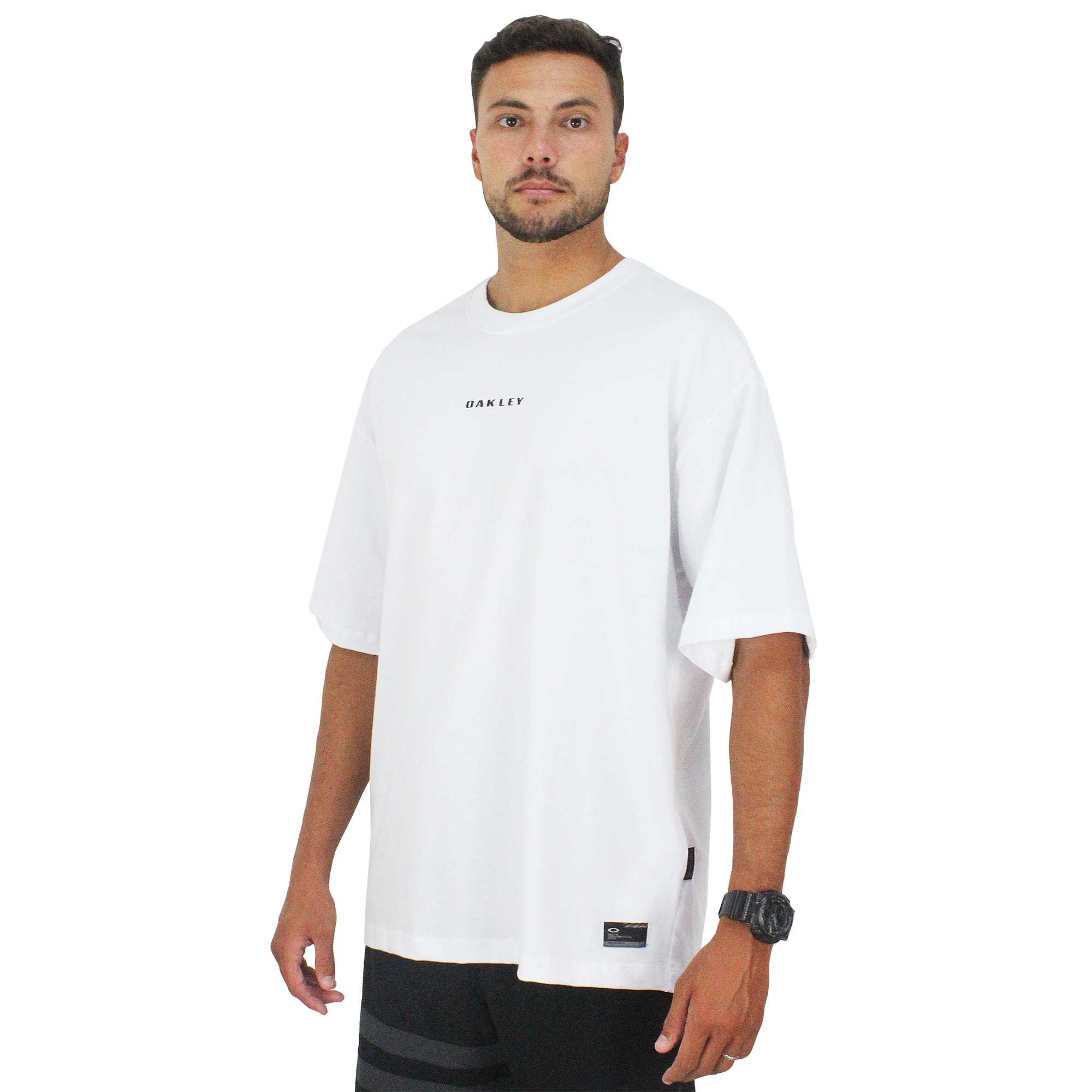 Camiseta Oakley Back To Skull Tee Heather Grey