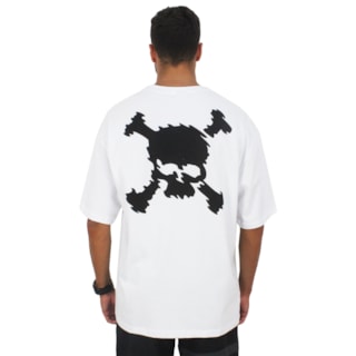 Camiseta Oakley Big Skull Branca