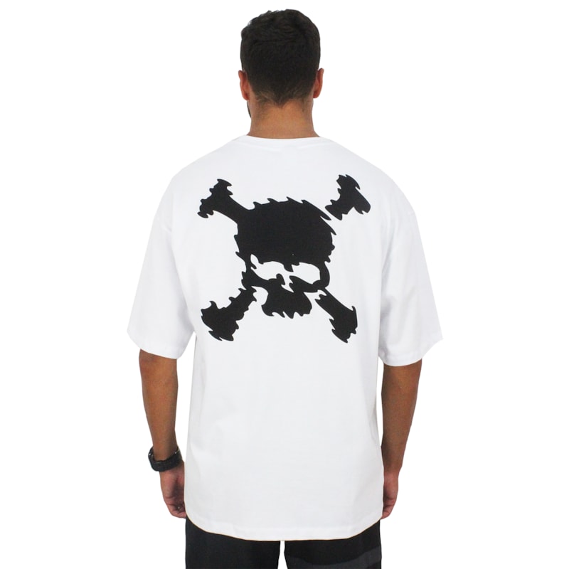 Camiseta Oakley Big Skull Branca