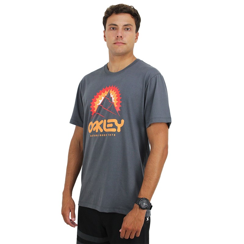 Camiseta Oakley Blade Pro Surf Manga Longa Preta - Surf Alive