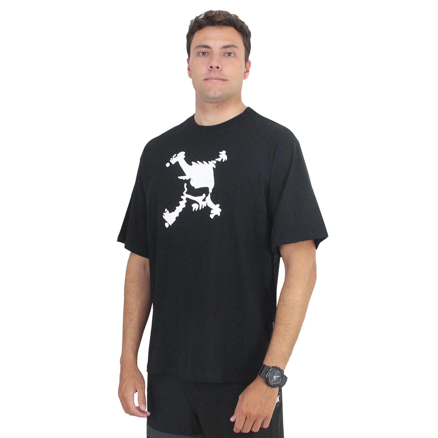 Camiseta Oakley Iconic Skull Tee Black - Surf Alive