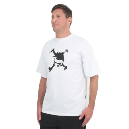 Camiseta Oakley Heritage Skull Tee White