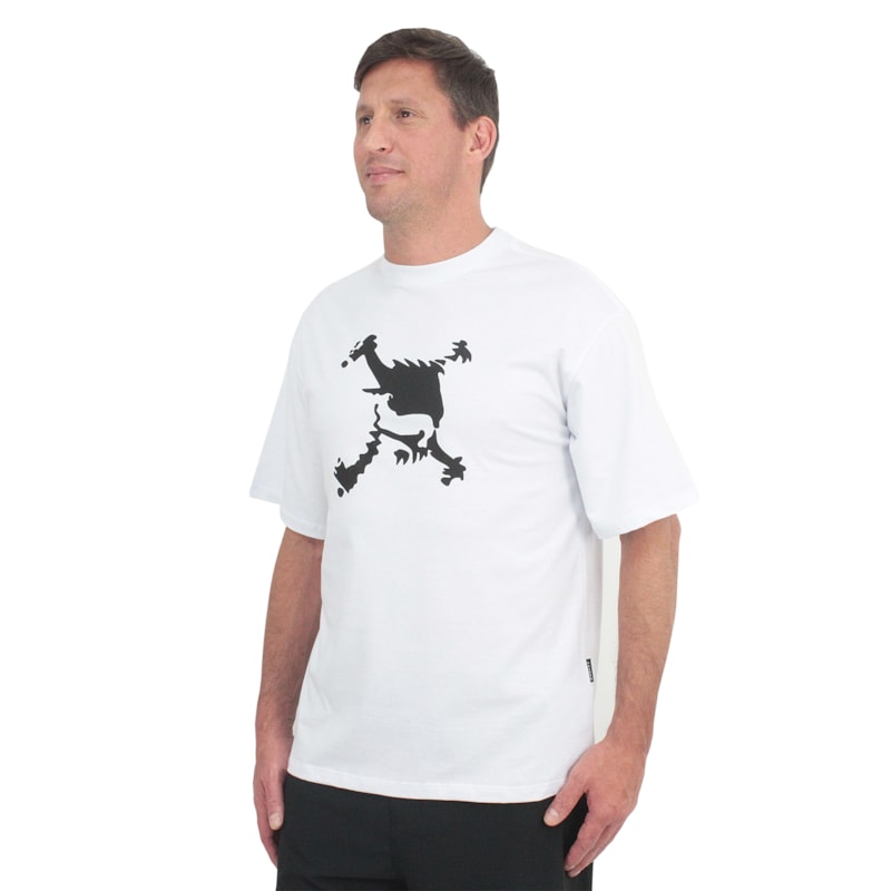 Camiseta Oakley Heritage Skull Tee White