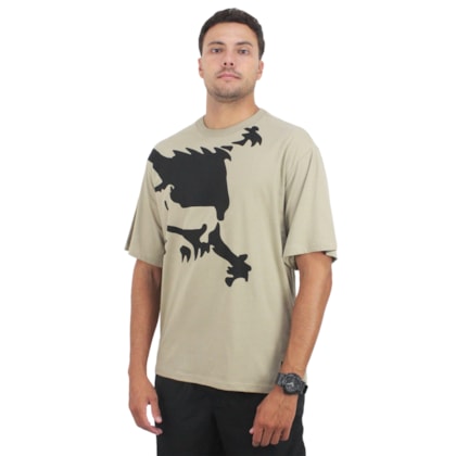 Camiseta Oakley Iconic Skull Khaki