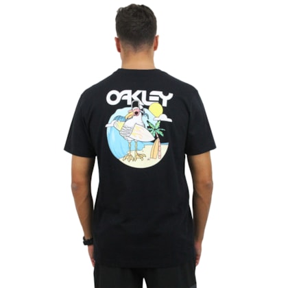 Camiseta Oakley Mad Seagull Blackout