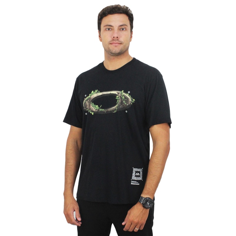 Camiseta Oakley Naturereverse Rusty Ellipse Tee Blackout