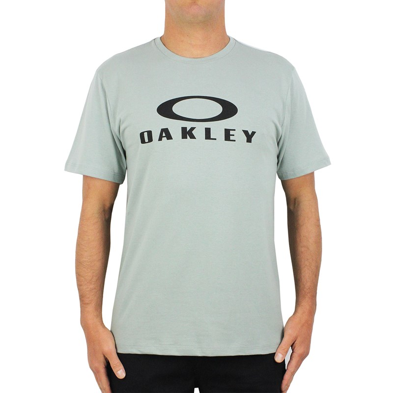 Camiseta Oakley Manga Longa Bark Heather Tee Branca Original