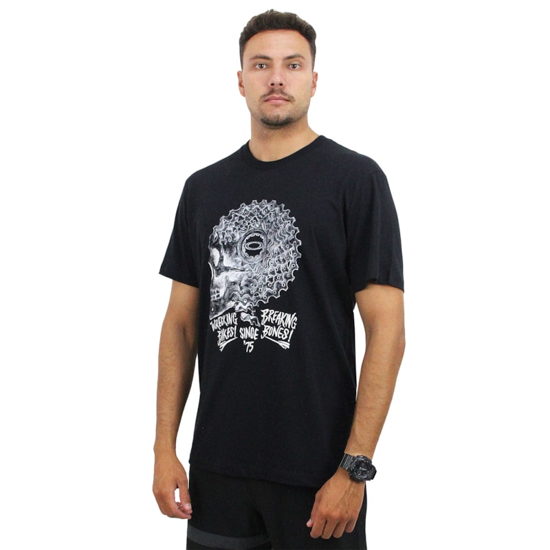 Camiseta Oakley Skull Wreck Blackout