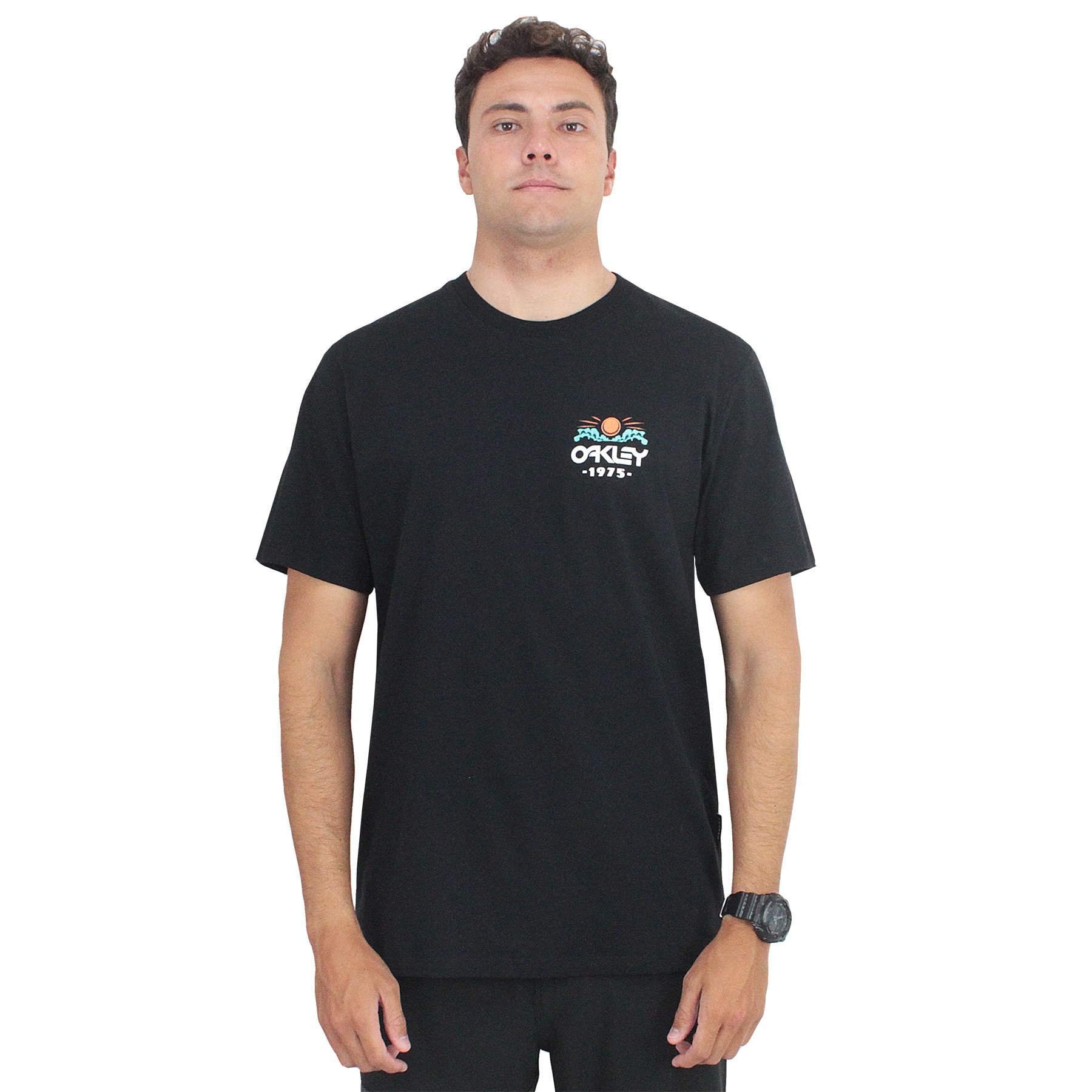 Camiseta Oakley Sun Waves Tee Black