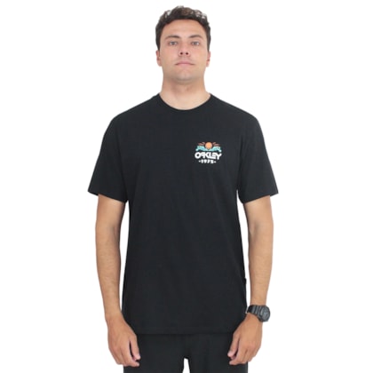 Camiseta Oakley Sun Waves Tee Black