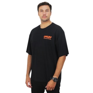 Camiseta Oakley Thermonuclear Logo Tee Blackout