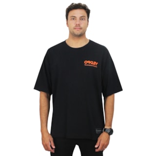 Camiseta Oakley Thermonuclear Logo Tee Blackout