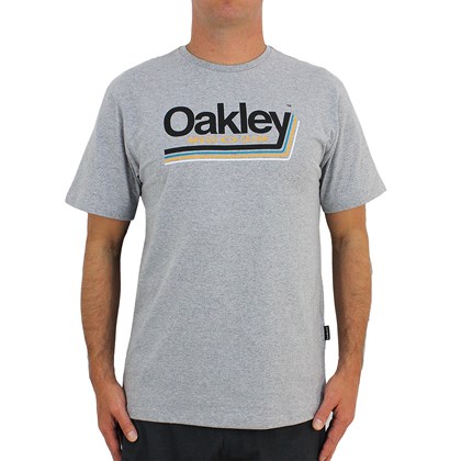 Camiseta Oakley Tractor Label Stone Grey