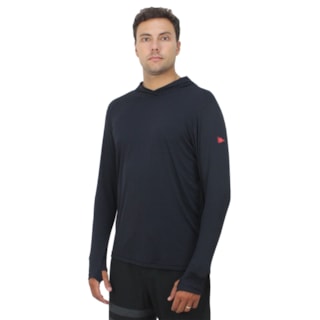Camiseta para Surf Florence com Capuz Preta