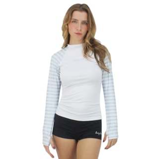 Camiseta para Surf Hang Loose Branca