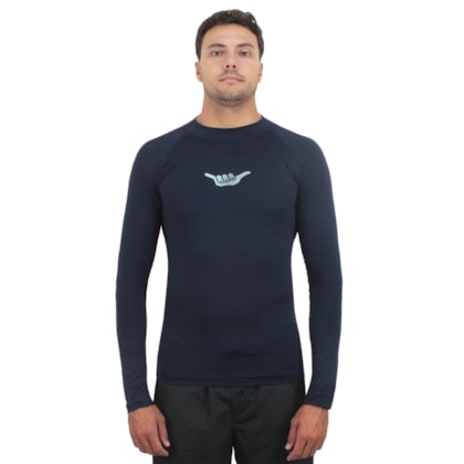 Camiseta para Surf Hang Loose Speedsleeves Marinho