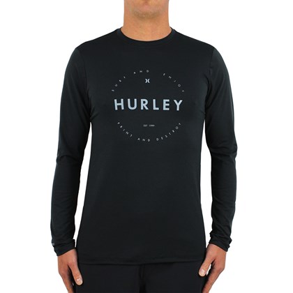 Camiseta para Surf Hurley Circle Preta