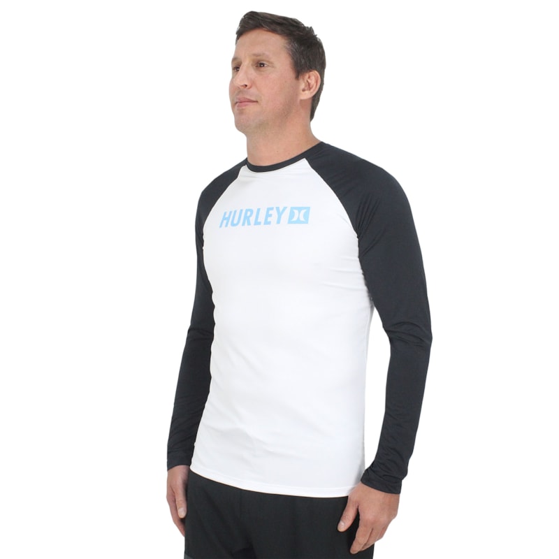 Camiseta para Surf Hurley Square Branca